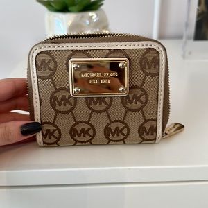 Michael Kors zip around wallet